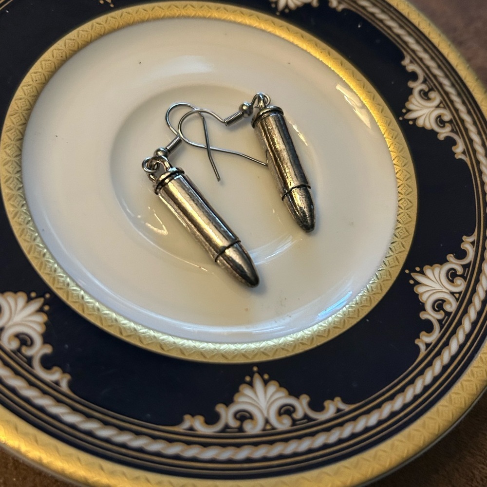 Silver Bullet Earrings